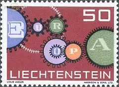 Liechtenstein Mi.Nr. 414 Europa 61, Getriebemuster (50)