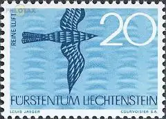 Liechtenstein Mi.Nr. 461 Naturschutz, Reine Luft / Vogel (20)