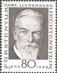 Liechtenstein Mi.Nr. 512 Pioniere der Philatelie, Carl Lindenberg (80)