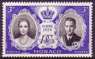 Monaco Mi.Nr. 563 Hochzeit Rainier III mit Grace Kelly (3)