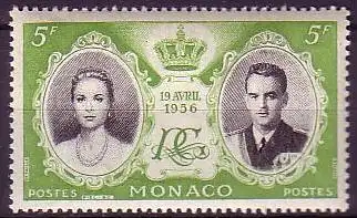 Monaco Mi.Nr. 564 Hochzeit Rainier III mit Grace Kelly (5)