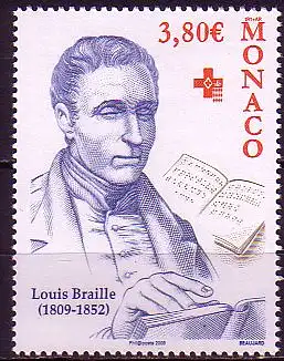 Monaco Mi.Nr. 2938 200. Geburtstag Louis Braille (3,8)