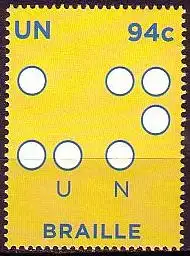 UNO New York Mi.Nr. 1098 Rechte Behinderter, Brailleschrift (94)