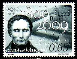 Vatikan Mi.Nr. 1657 200. Geb. Louis Braille (0,65)