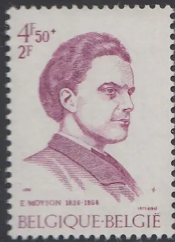 Belgien Mi.Nr. 1837, Emile Moyson (4,50+2)