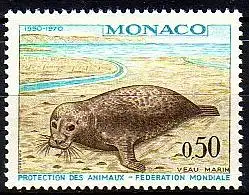 Monaco Mi.Nr. 968 Welttierschutzverein, Seehund (0,50)