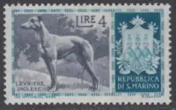 San Marino Mi.Nr. 550 Rassehunde, Windhund (4)