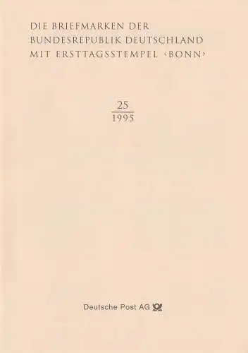 D,Bund Bund 25/95 Bilder aus Deutschland (III) (Marken MiNr.1807-1810)