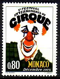 Monaco Mi.Nr. 1184 Zirkusfestival, Clown (0,80)