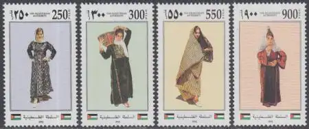 Palästina Mi.Nr. 33-36 Trachten (4 Werte)