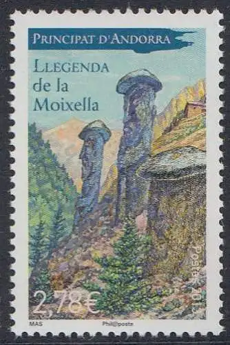Andorra franz Mi.Nr. 755, Die Legende von Maixella (2,78 €)