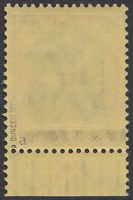 Saargebiet Mi.Nr. 9 aI Marke Deutsches Reich, Germania mit Aufdruck Sarre (25)