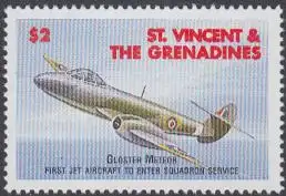 St.Vincent & die Grenadinen Mi.Nr. 3097 Beendig.2.Weltkrieg, Gloster Meteor (2)