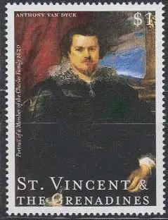 St.Vincent & die Grenadinen Mi.Nr. 4856 van Dyck, .. Member of the Charles.. (1)