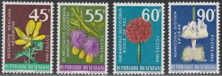 Senegal Mi.Nr. 338-41 Pflanzen (4 Werte)