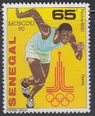 Senegal Mi.Nr. 732 Olymp. Sommerspiele Moskau, Sprint (65)