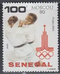 Senegal Mi.Nr. 734 Olymp. Sommerspiele Moskau, Judo (100)