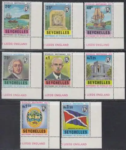 Seychellen Mi.Nr. 348-55 Tag der Unabhängigkeit (8 Werte)