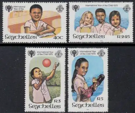 Seychellen Mi.Nr. 443-46 Int.Jahr des Kindes (4 Werte)