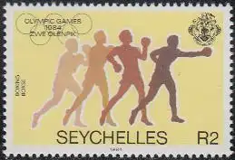 Seychellen Mi.Nr. 564 Olympia 1984 Los Angeles, Boxen (2)