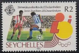 Seychellen Mi.Nr. 589 Spiele der Inseln des Indischen Ozeans, Fußball (2)