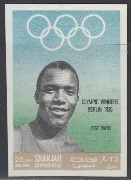 Sharjah Mi.Nr. 510B Olympiasieger 1936 Jesse Owens (25)