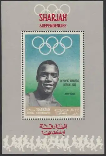 Sharjah Mi.Nr. 510Sb Olympiasieger 1936 Jesse Owens (25)
