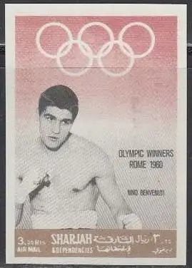 Sharjah Mi.Nr. 514B Olympiasieger 1960 Nino Benvenuti (3,25)