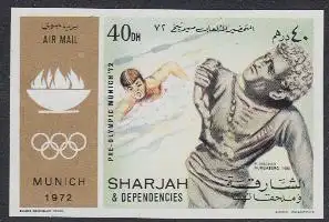 Sharjah Mi.Nr. 845B Olympia 1972 München, Schwimmen (40)