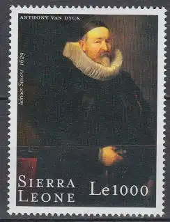 Sierra Leone Mi.Nr. 3439 400.Geb. van Dyck, Gemälde Adriaen Stevens (1000)