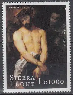 Sierra Leone Mi.Nr. 3443 400.Geb. van Dyck, Gemälde Ecce Homo (1000)
