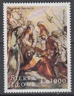 Sierra Leone Mi.Nr. 3457 400.Geb. van Dyck, Skizze Kreuztragung (1000)