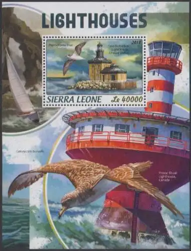 Sierra Leone MiNr. Block 1459 Leuchttürme, Toledo Harbor, Prince Shoal