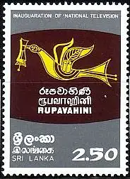 Sri Lanka Mi.Nr. 574 Nationale Fernsehgesellschaft (2.50(R))