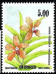 Sri Lanka Mi.Nr. 677C Orchideen (5(R))