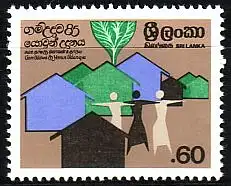Sri Lanka Mi.Nr. 704 Erneuerung der Dörfer, Häuser (0.60(R))