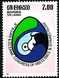 Sri Lanka Mi.Nr. 708 Ärztekongress für Geburtshilfe (7 (R))