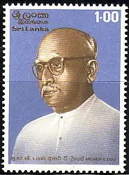 Sri Lanka Mi.Nr. 752 A.V. Dias, Politiker und Philanthrop (1(R))