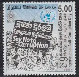 Sri Lanka Mi.Nr. 1683 Int. Tag gegen Korruption (5,00)