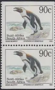 Südafrika Mi.Nr. 903IDo/Du Freim.Bedrohte Tiere, Pinguin (Paar)