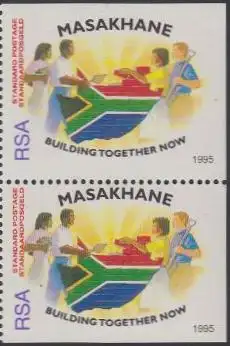 Südafrika Mi.Nr. 969Eor/Eur Masakhane-Kampagne Zusammenarbeit (Paar)