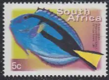 Südafrika Mi.Nr. 1285A Freim. Fauna und Flora, Doktorfisch (5)