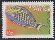 Südafrika Mi.Nr. 1286A Freim. Fauna und Flora, Doktorfisch (10)