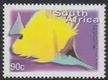 Südafrika Mi.Nr. 1294A Freim. Fauna und Flora, Maskenpinzettfisch (90)