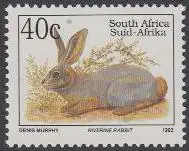 Südafrika Mi.Nr. 895IIA Freim.Bedrohte Tiere, Hase (40)