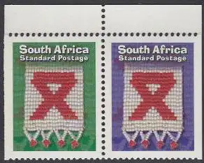 Südafrika Mi.Nr. Zdr.1194-95 Warnung vor AIDS