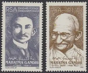 Südafrika Mi.Nr. 971-72 125.Geburtstag Mahatma Gandhi (2 Werte)