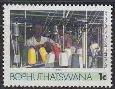 Südafrika - Bophuthatswana Mi.Nr. 148x Freim. Spinnerei (1)