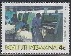 Südafrika - Bophuthatswana Mi.Nr. 151x Freim. Schaffellverarbeitung (4)
