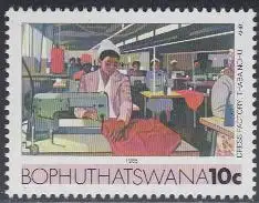 Südafrika - Bophuthatswana Mi.Nr. 157y Freim. Kleiderfabrik (10)